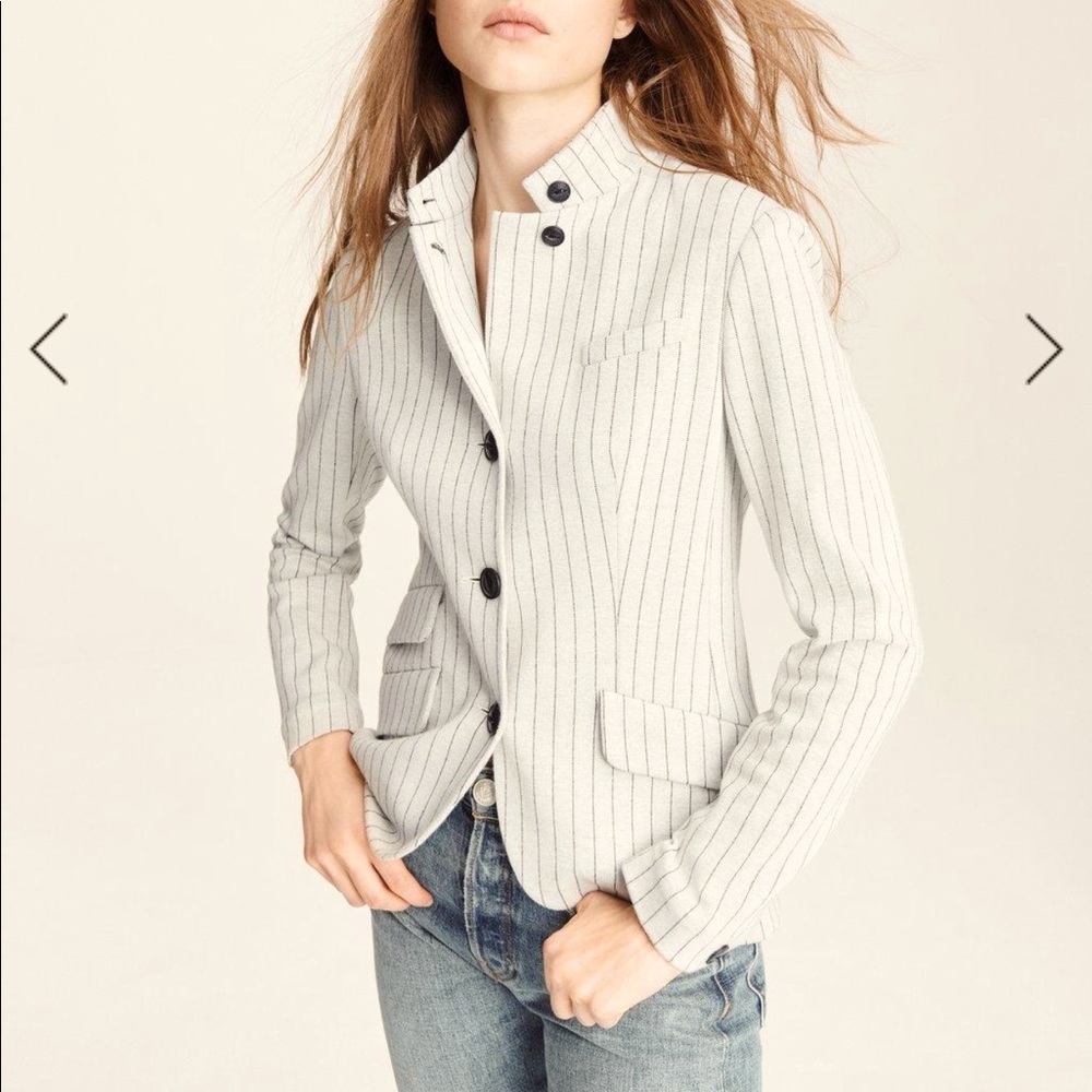 Rag & bone Slade pinstripe jersey blazer Sz10 BNWT